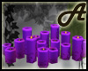 A~ purple candels