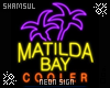 Neon Matilda Bay Sign