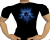 Blue Skull Art T-shirt