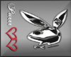 Playboy Bunny Neon Silve