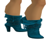 Teal Western Boots
