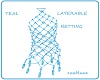Teal Layerable Netting