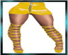 P- Yellow Skirt /w Heels