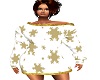 Gold snow flake dress
