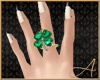 Lucky Emerald Ring