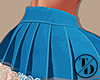 Lace l Blue Mini Skirt