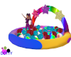 scaled kid ball pit