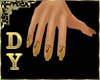 DY* Nails Golden Flowers