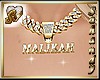 "S" MALIKAH SHINY GOLD