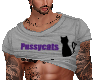 male pussycat rolled tee
