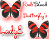 *red/black* Butterfly's