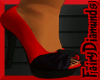 Sexy Red Bow Shoes