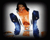 `A' VEST+HOOD JEAN