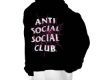 Anti social hoodie