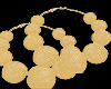 Gold Mesh Hoops