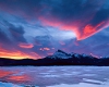 3 Winter Frozen Mtn Lake