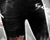 5C Ripped Black Pants