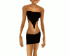 Black 2 piece mini dress