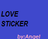 angel's love sticker