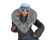 Grey Fur Jacket