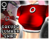!T Sakura summer shirt