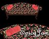 Black/Rose VictorianSofa