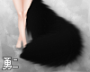 Y' Black Cat Floof Tail