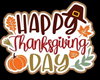 Happy thanksgiving sign