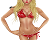 Red Valentine Bikini