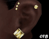 Q► Gold Earrings Set