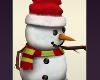 Dancing SNOWMAN White Red Christmas Holidays