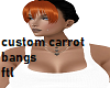 custom carot bangs