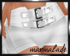 !mml Belted Shorts White