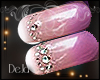 rD rose nails diamond