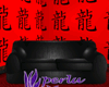 Black Velvet Couch
