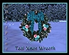 Teal/Pink Xmas Wreath