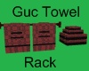  Red Towel Rack