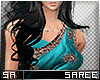 [SA] Blue Silk Saree