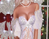 WHITE FUR SHAWL