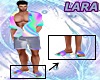 [LARA]slipper love color