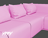 Corner Sofa Pink