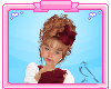 KID Xmas burgundy bow