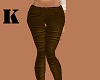 (K) Fall Leggings Brown