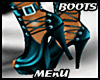 !ME RETRO BOOTS TEAL