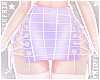 F. Plaid Skirt Lilac v1