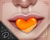 !D! Mouth Heart Orange
