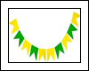 Bandeirinhas Brasil
