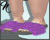 NM| Purple Fuzzy Slipper