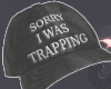 trap hat black