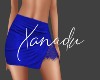 X Lace Skirt RLS Blue